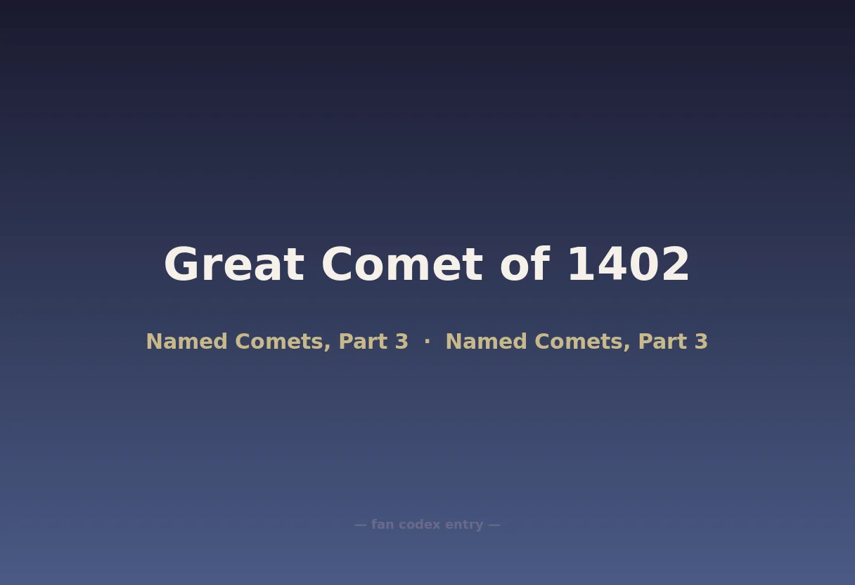 Great Comet of 1402