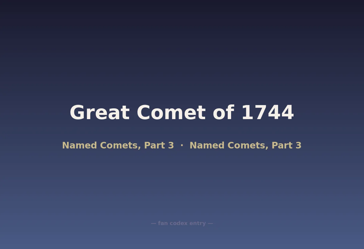 Great Comet of 1744