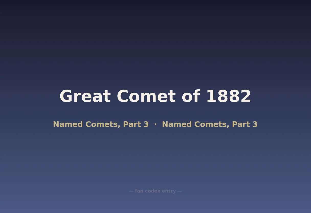 Great Comet of 1882