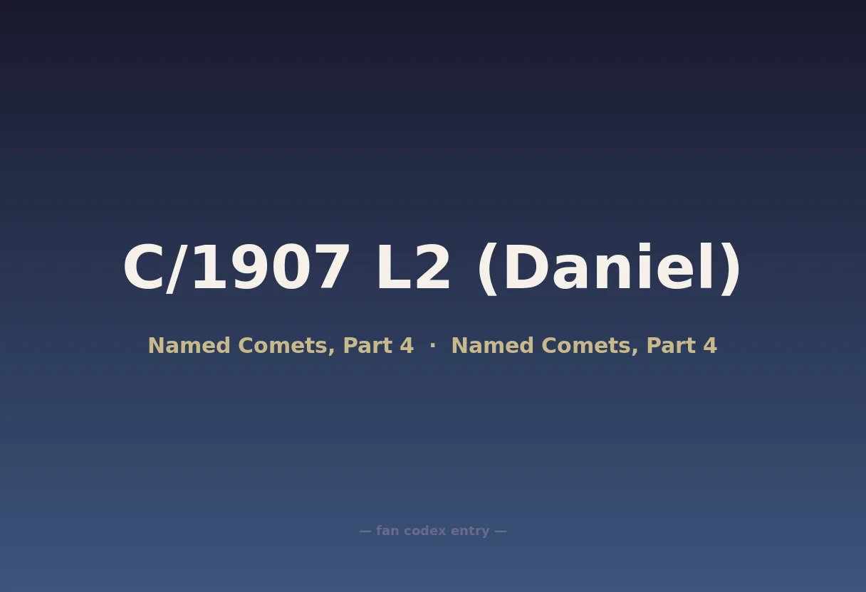 C/1907 L2 (Daniel)