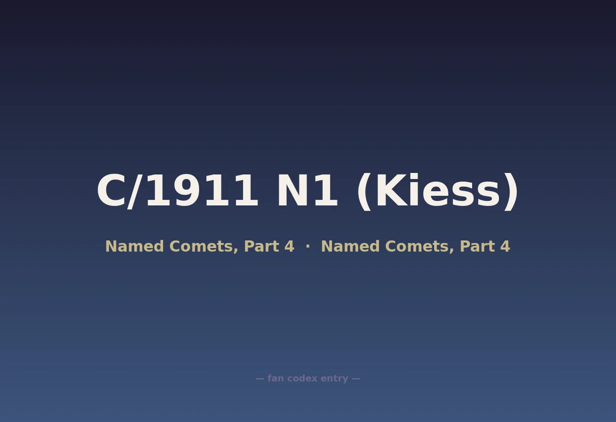 C/1911 N1 (Kiess)
