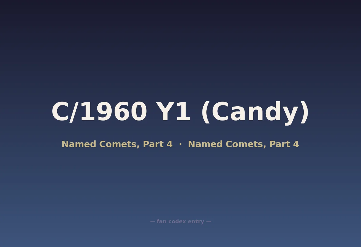 C/1960 Y1 (Candy)