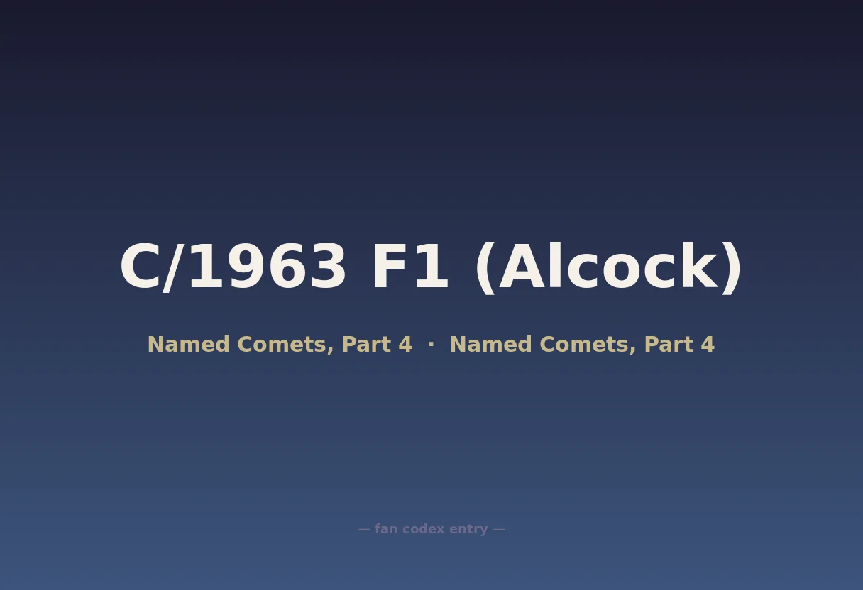 C/1963 F1 (Alcock)