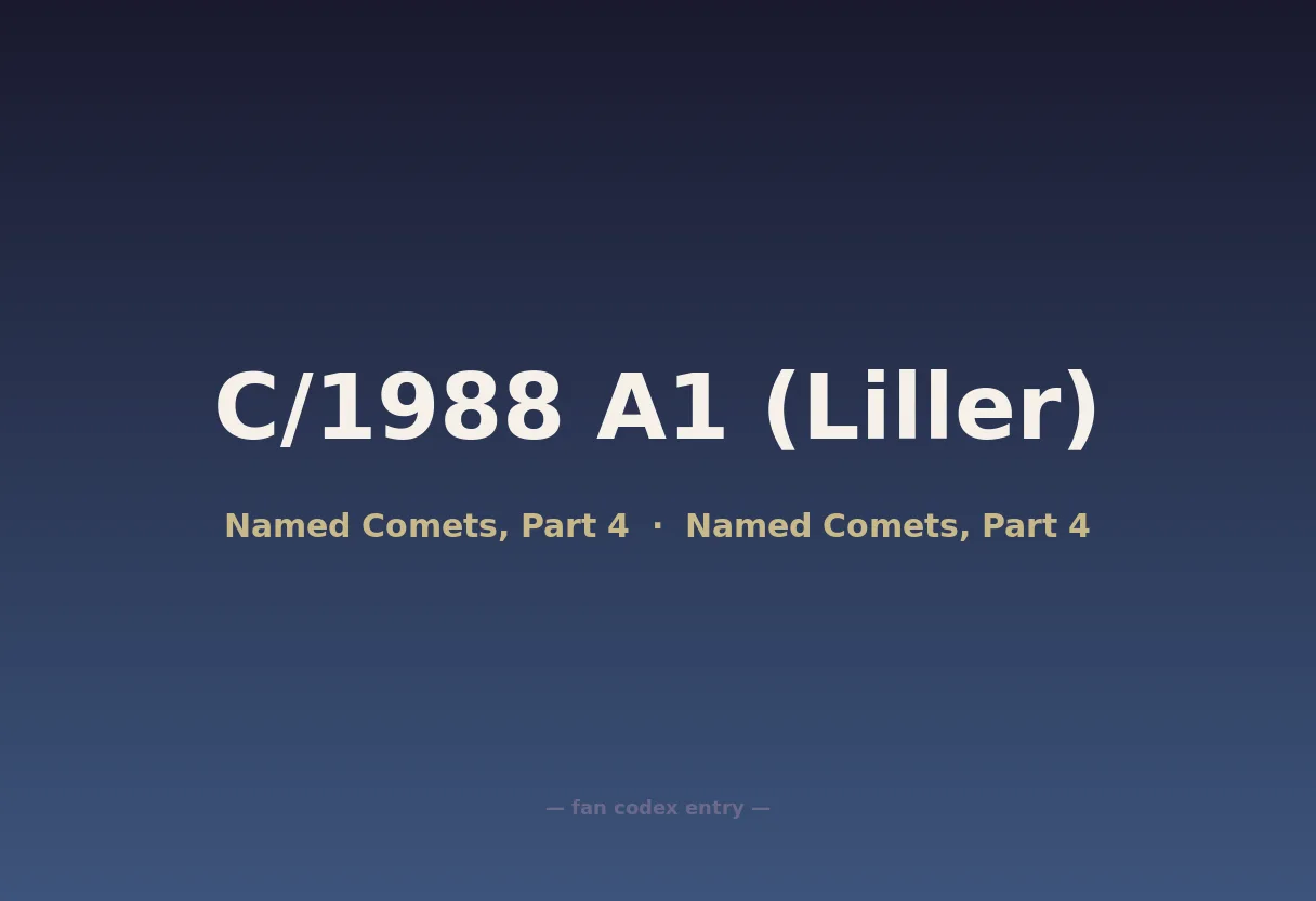 C/1988 A1 (Liller)