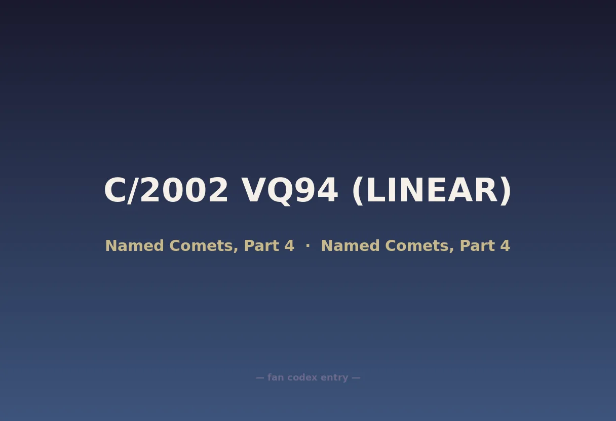 C/2002 VQ94 (LINEAR)