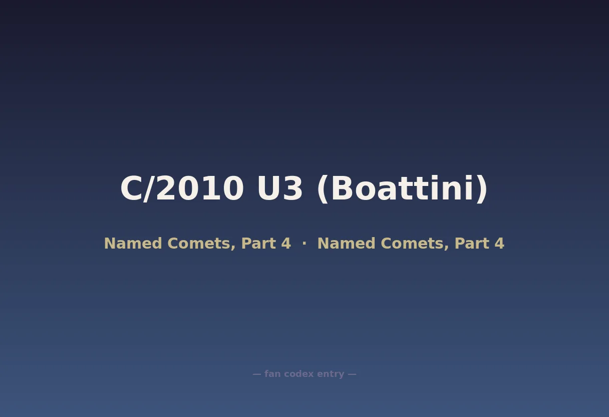 C/2010 U3 (Boattini)