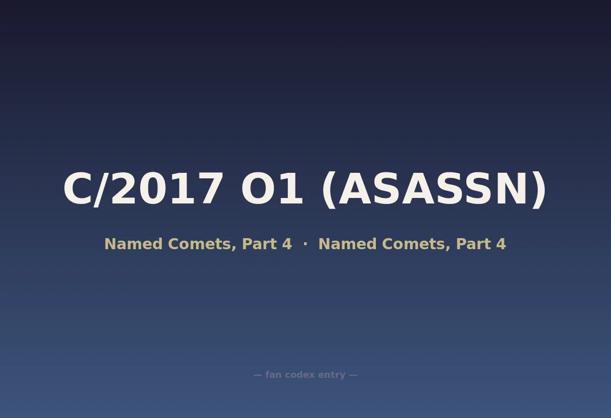 C/2017 O1 (ASASSN)