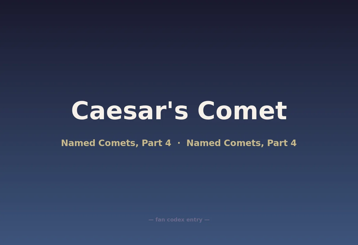 Caesar's Comet