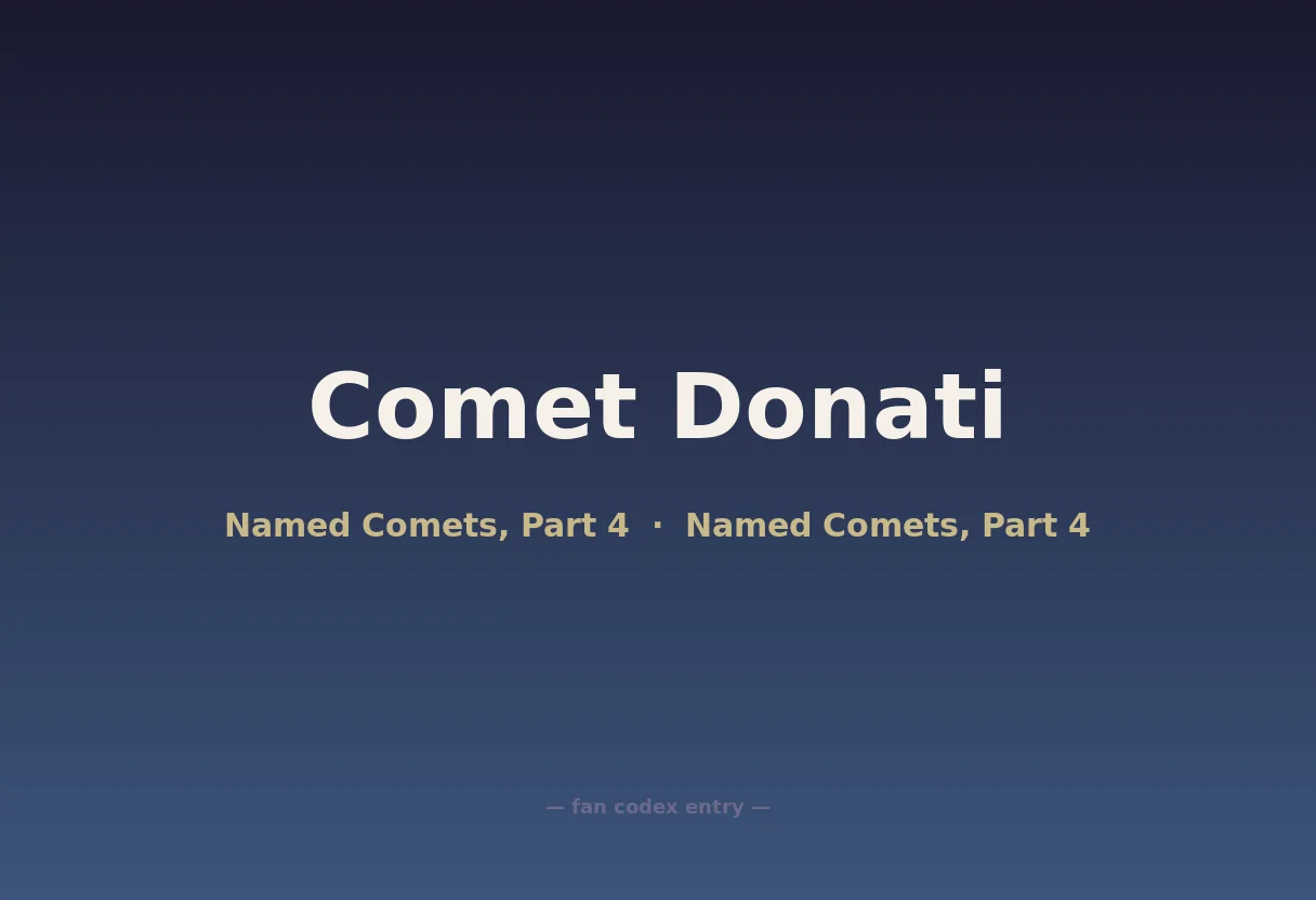 Comet Donati