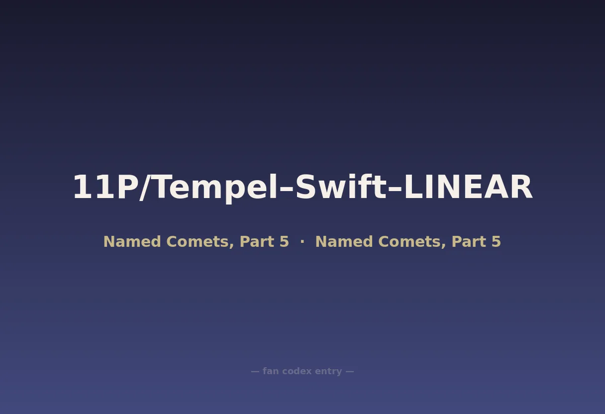 11P/Tempel–Swift–LINEAR