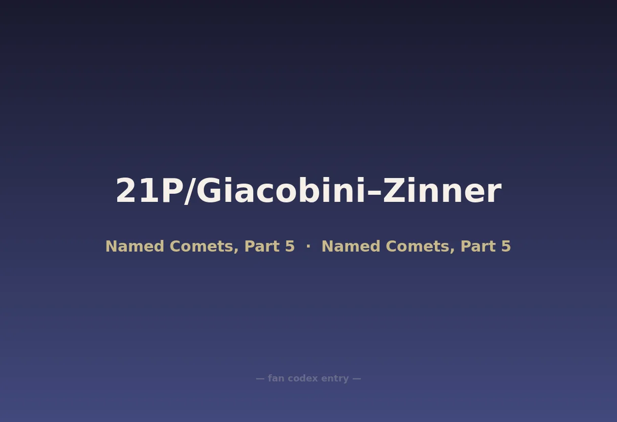 21P/Giacobini–Zinner