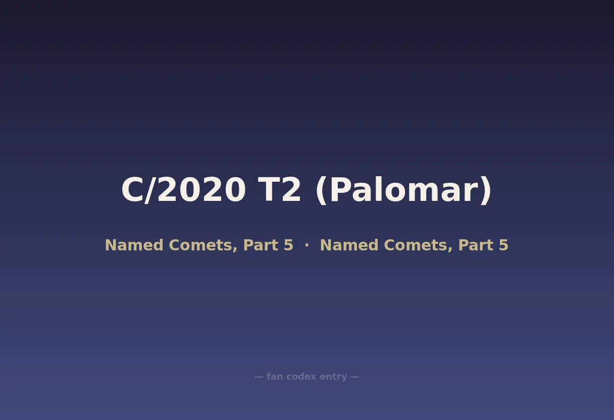 C/2020 T2 (Palomar)