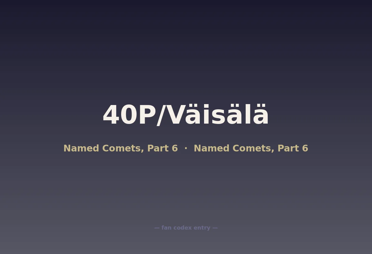 40P/Väisälä