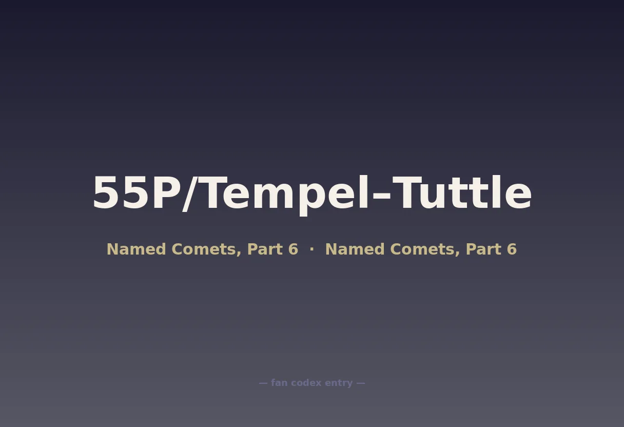 55P/Tempel–Tuttle