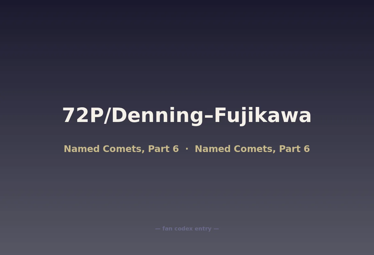 72P/Denning–Fujikawa