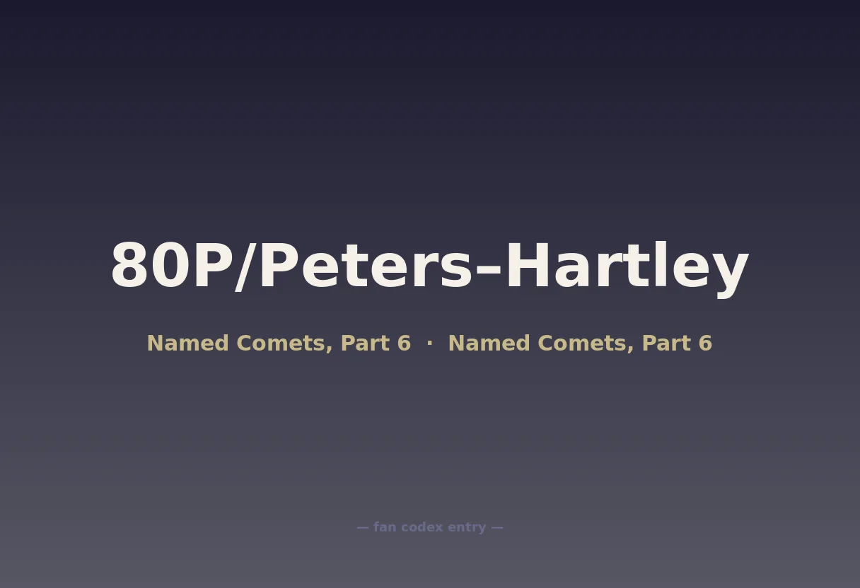 80P/Peters–Hartley