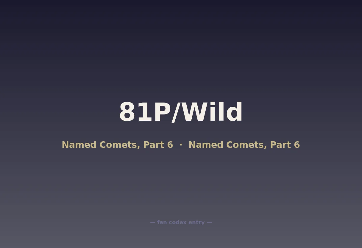 81P/Wild