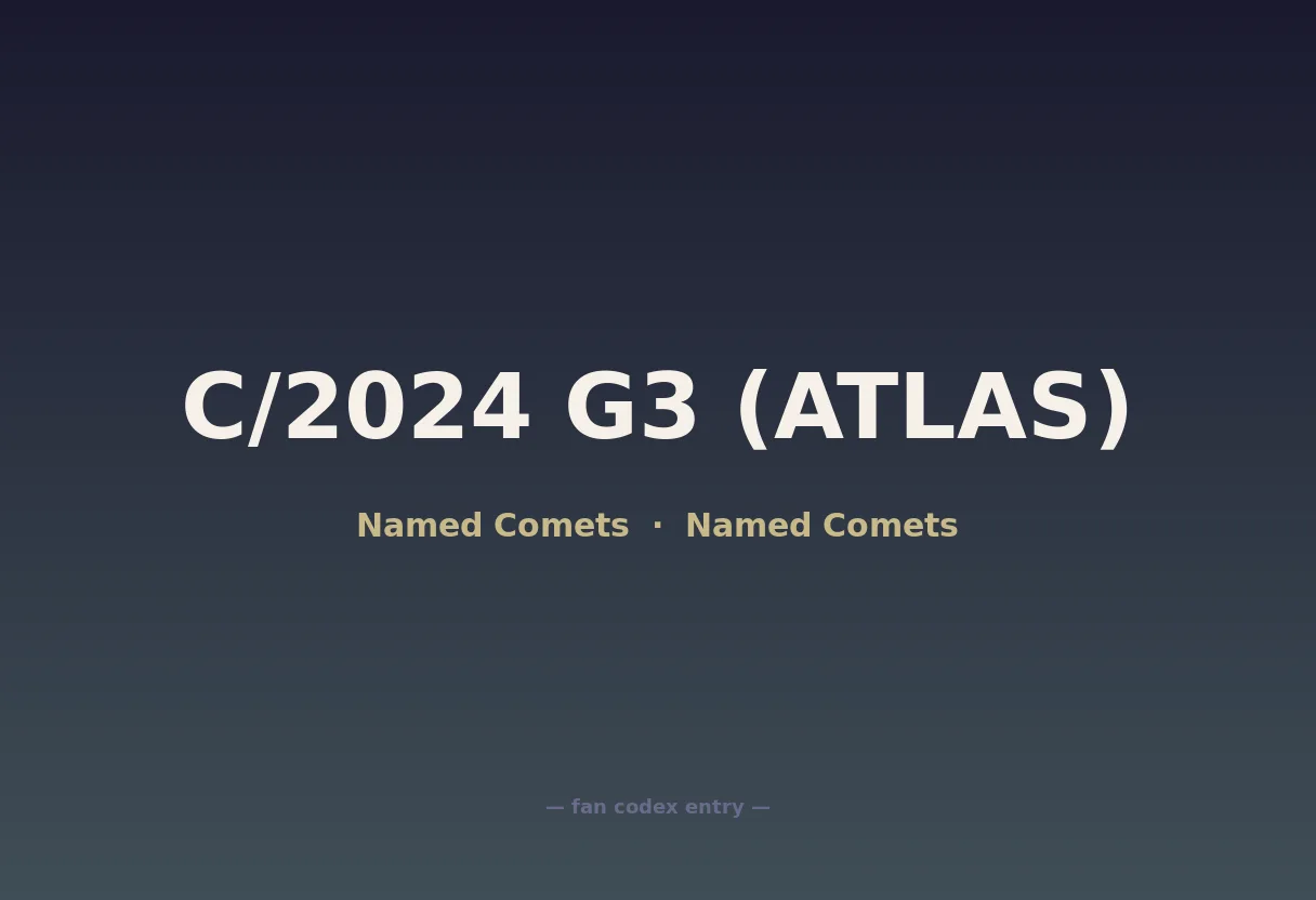 C/2024 G3 (ATLAS)