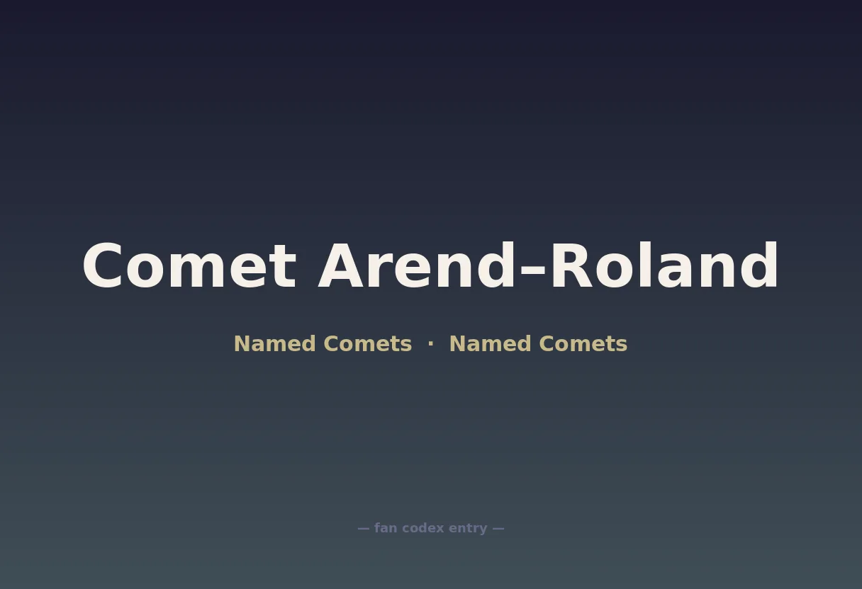Comet Arend–Roland
