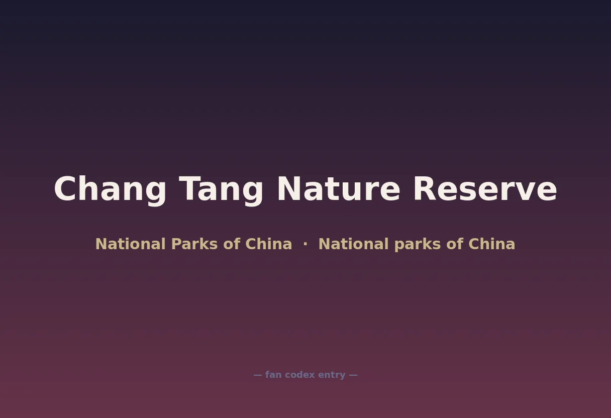 Chang Tang Nature Reserve