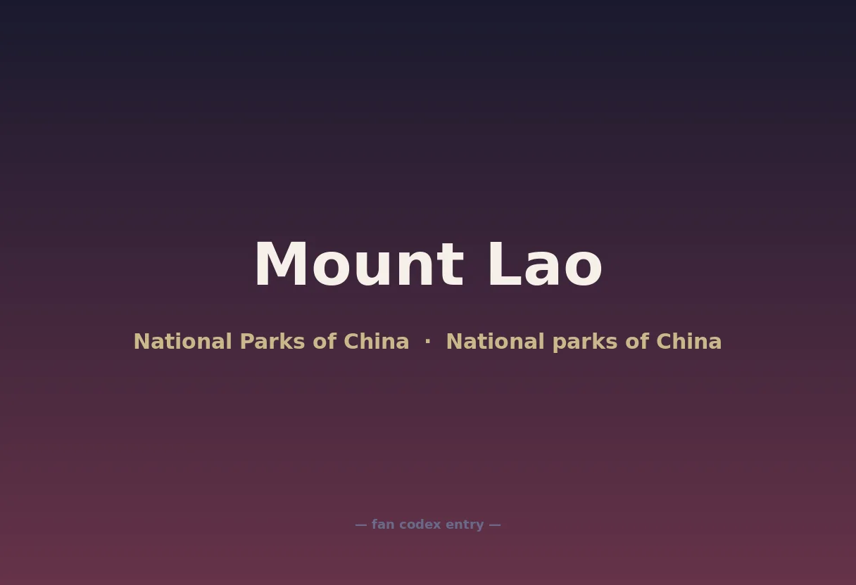 Mount Lao