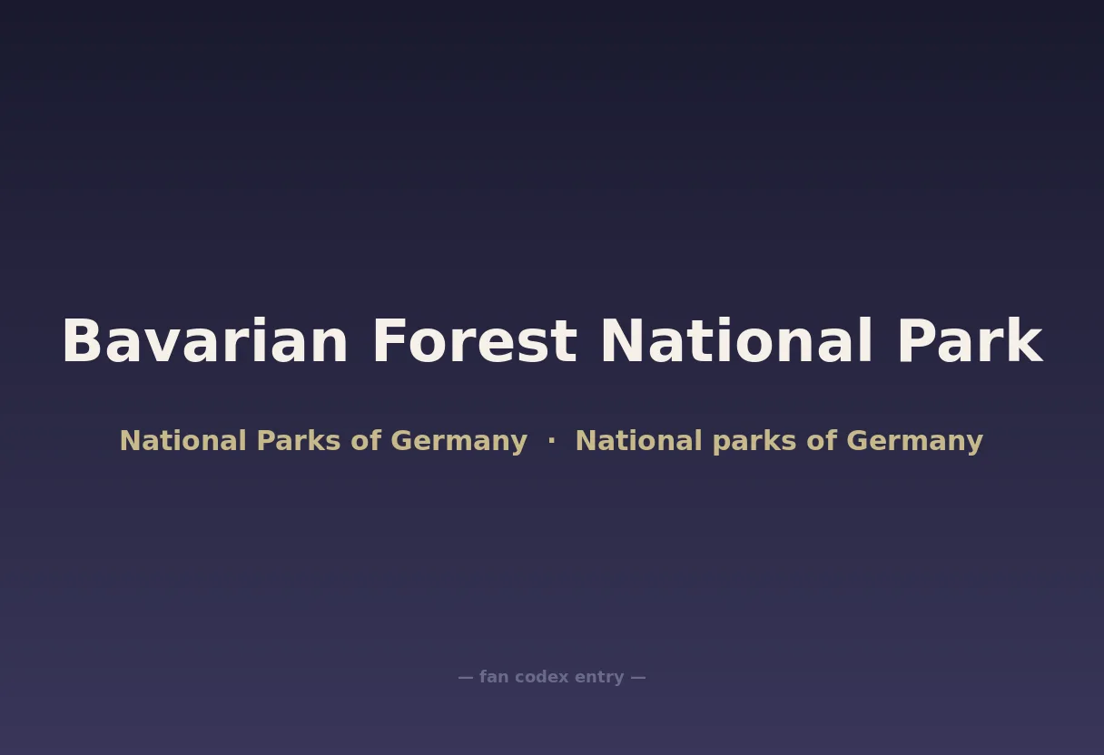 Bavarian Forest National Park