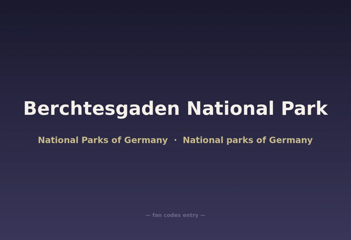 Berchtesgaden National Park