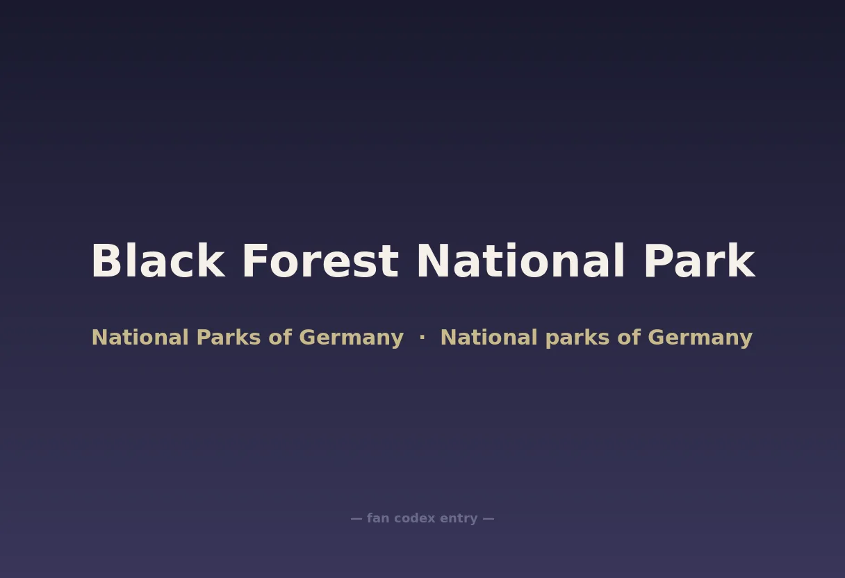 Black Forest National Park