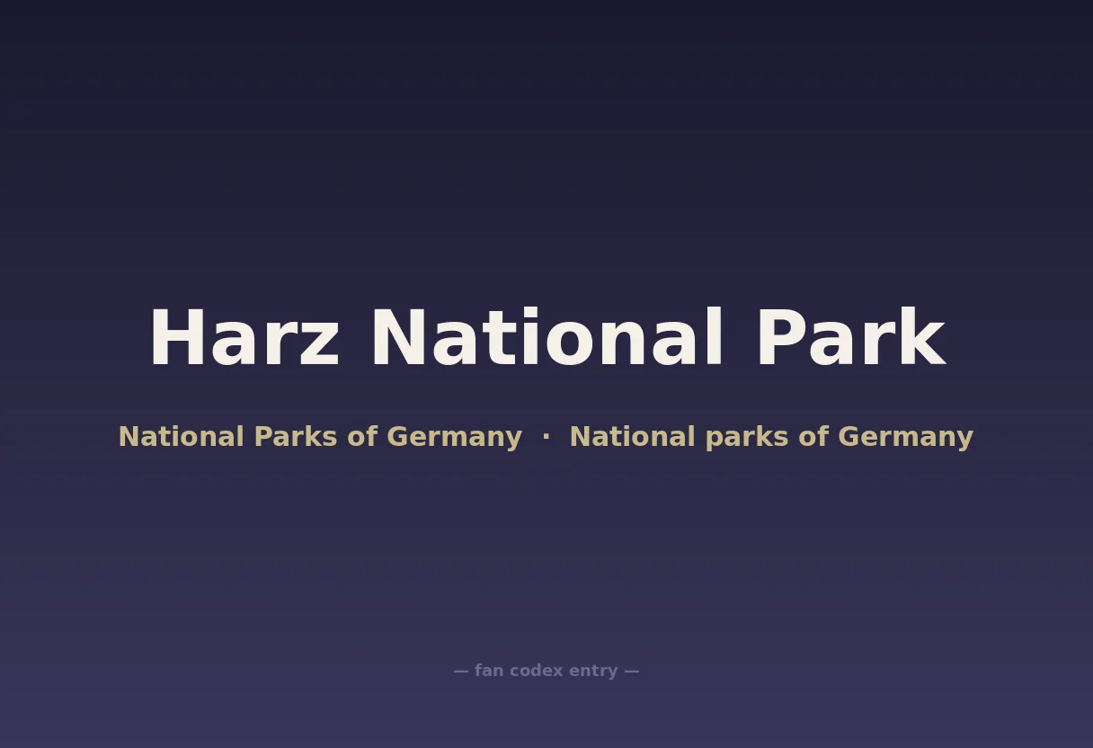 Harz National Park