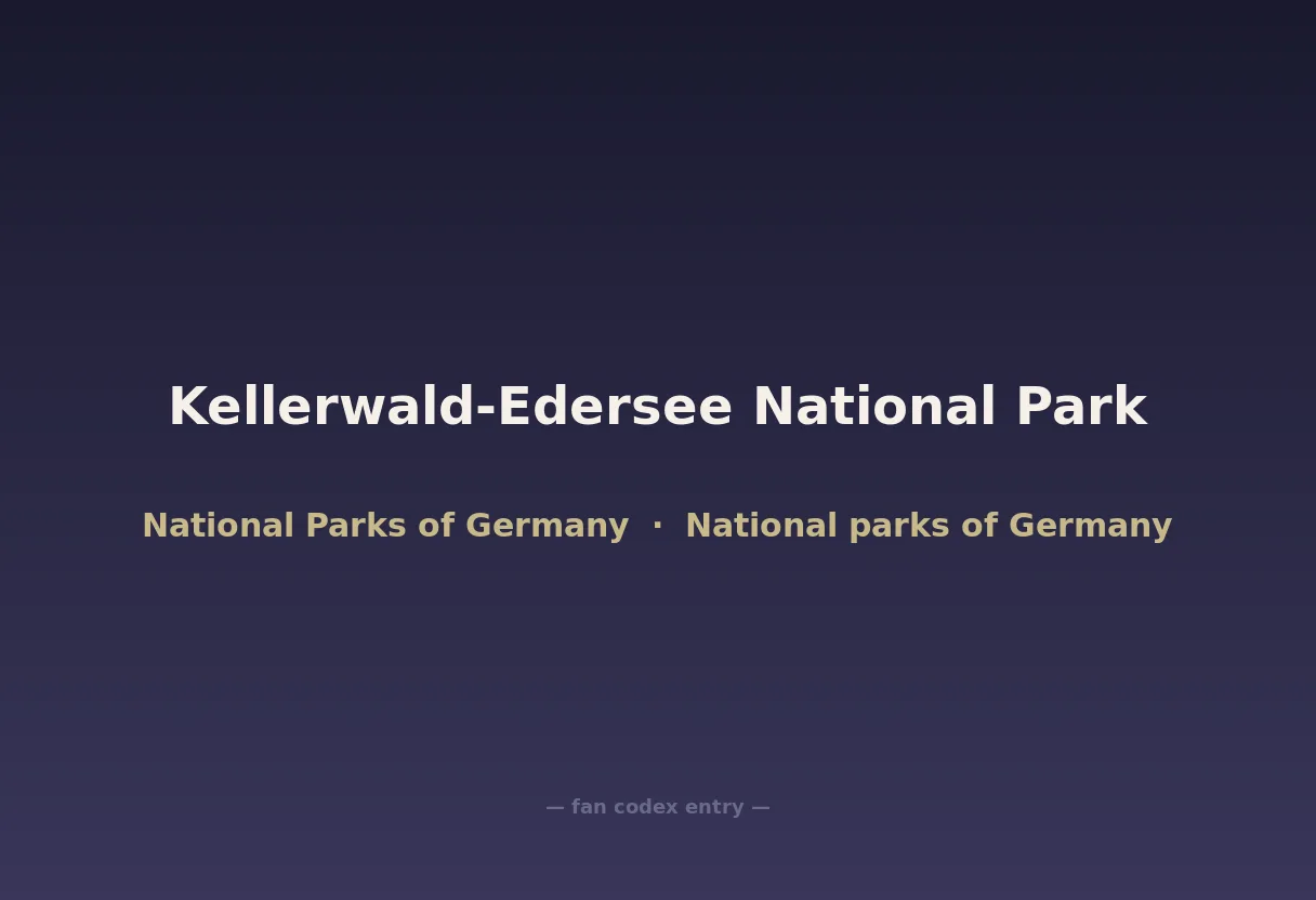 Kellerwald-Edersee National Park