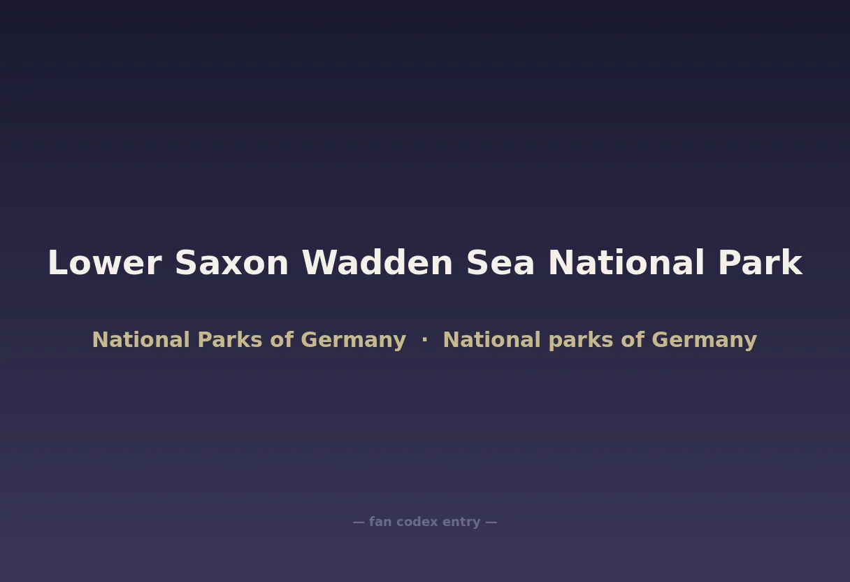 Lower Saxon Wadden Sea National Park