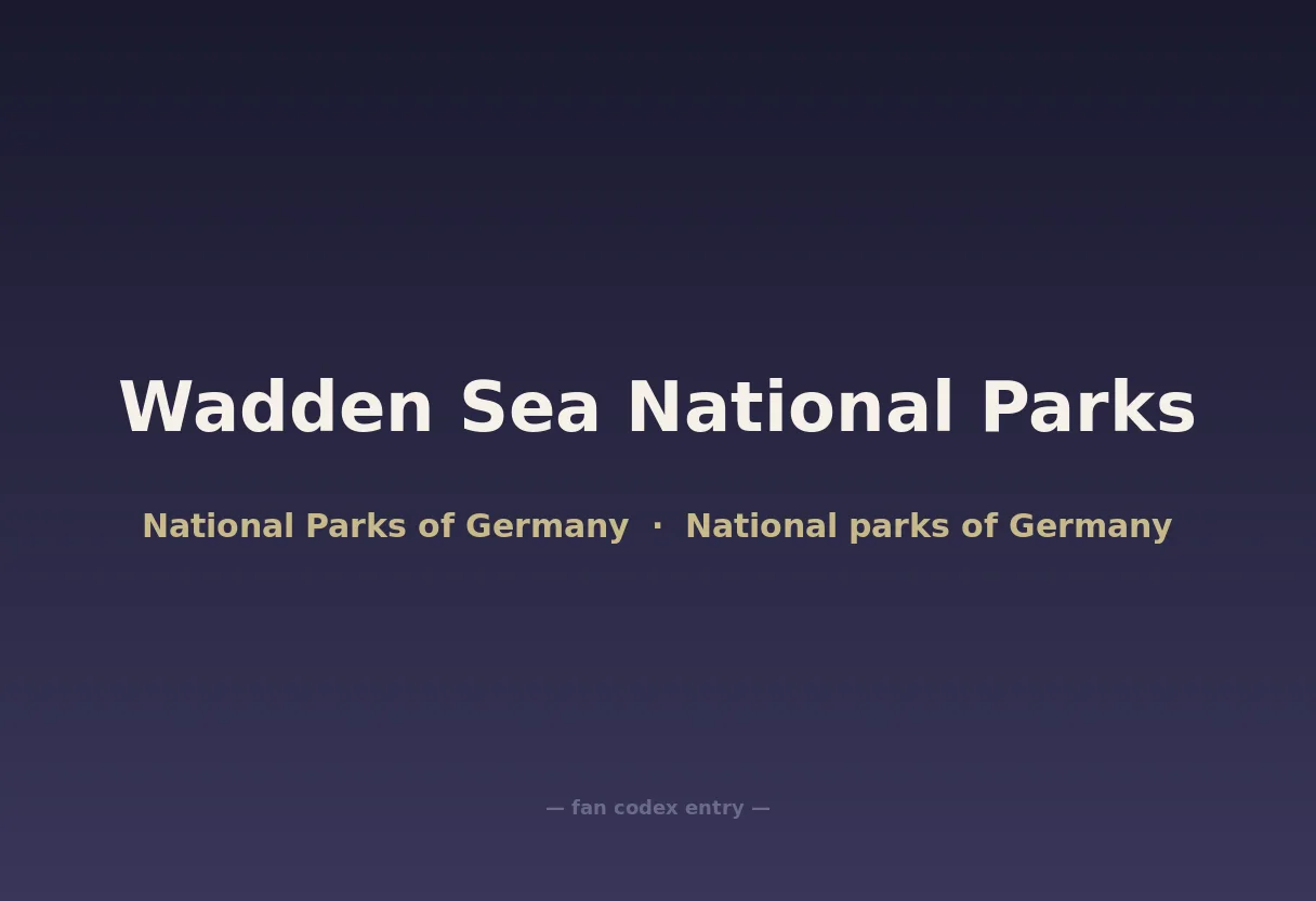 Wadden Sea National Parks