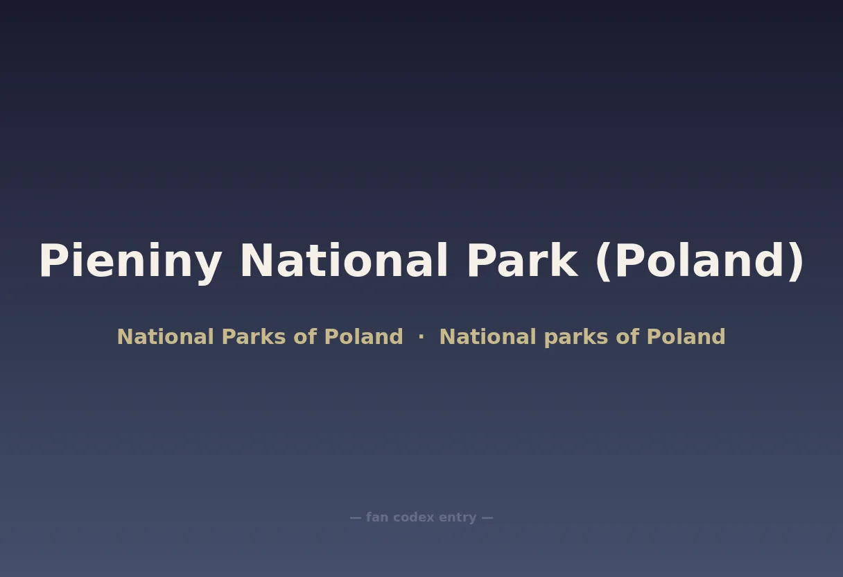 Pieniny National Park (Poland)