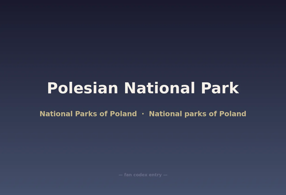 Polesian National Park
