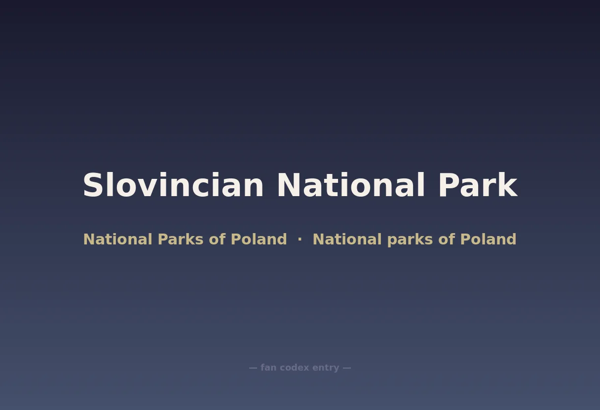 Slovincian National Park
