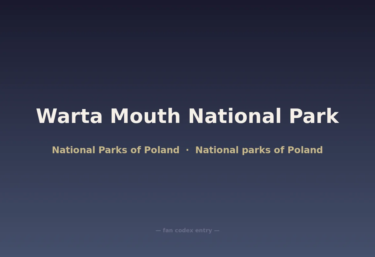 Warta Mouth National Park