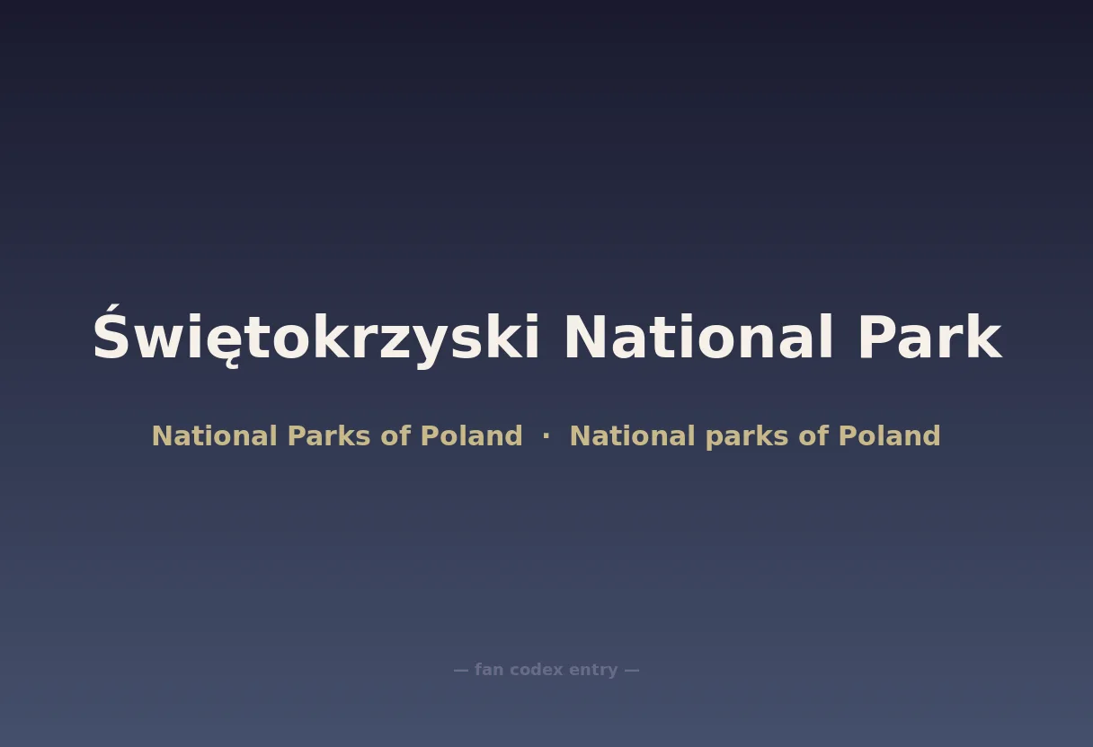 Świętokrzyski National Park