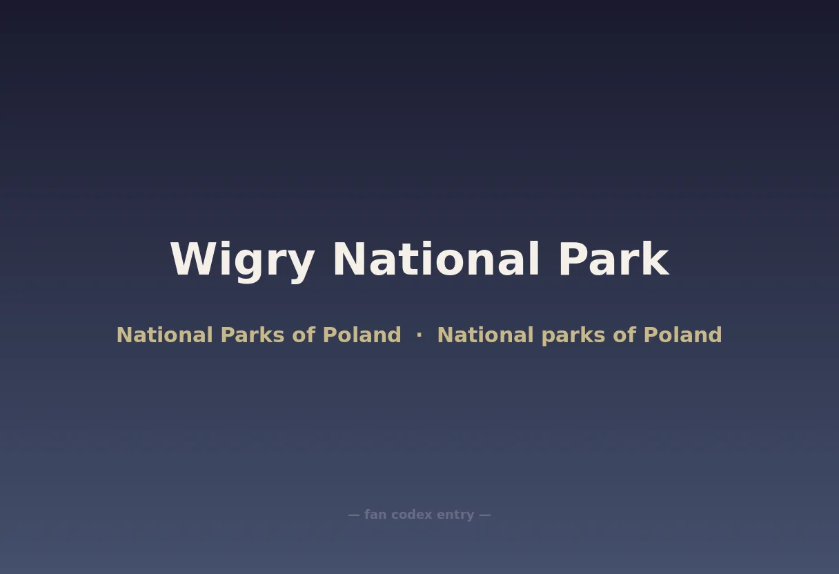 Wigry National Park