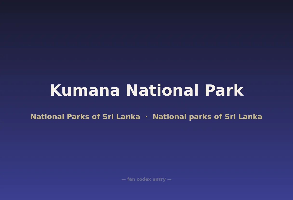 Kumana National Park