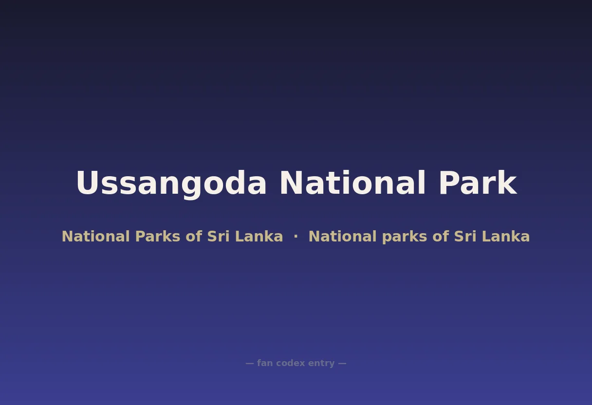Ussangoda National Park