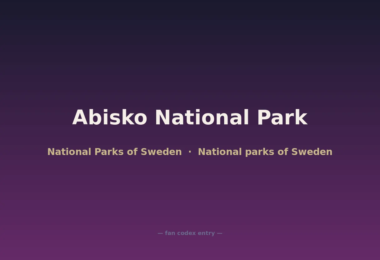 Abisko National Park
