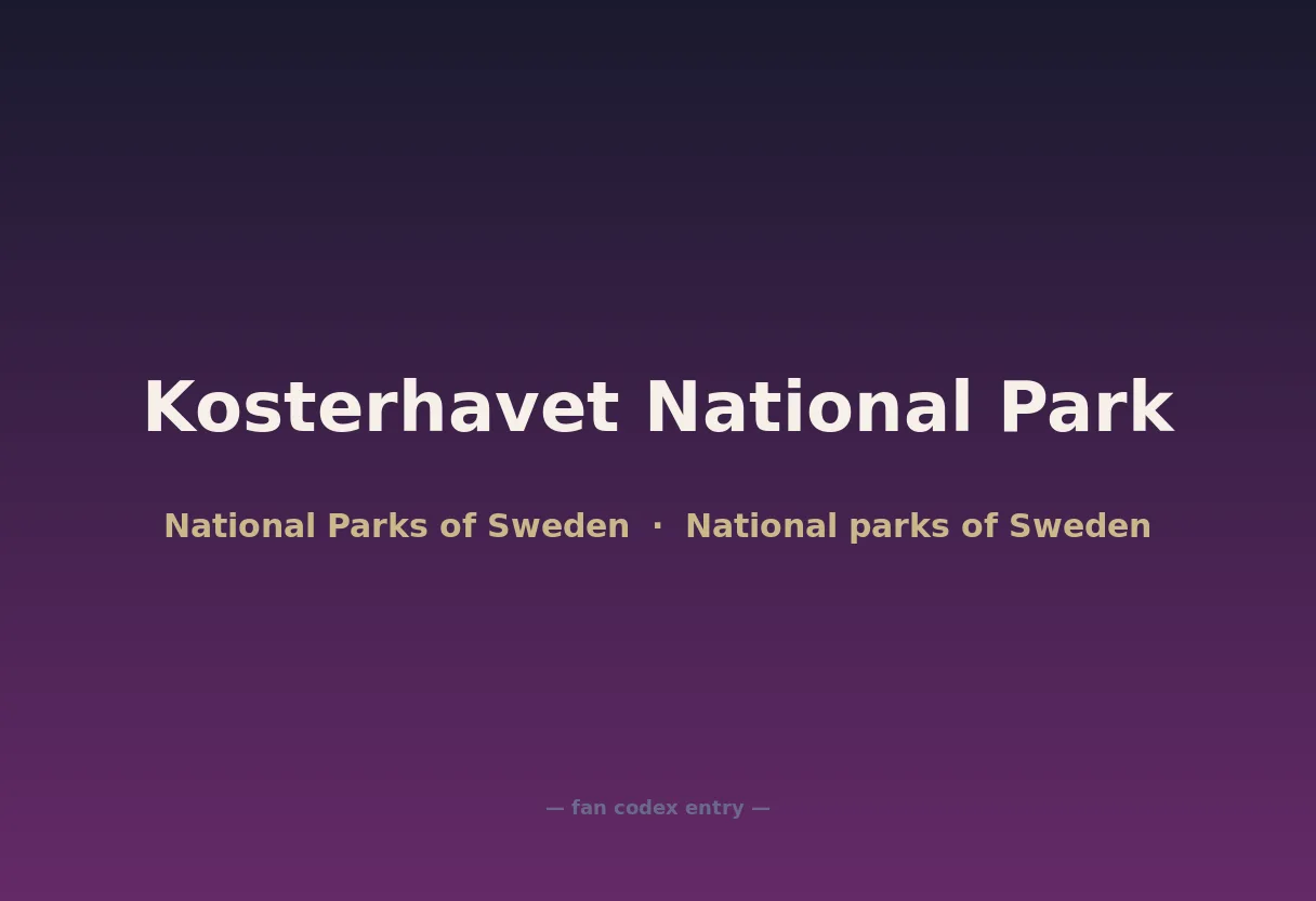 Kosterhavet National Park