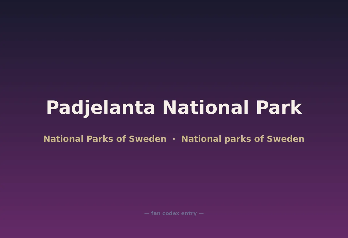 Padjelanta National Park