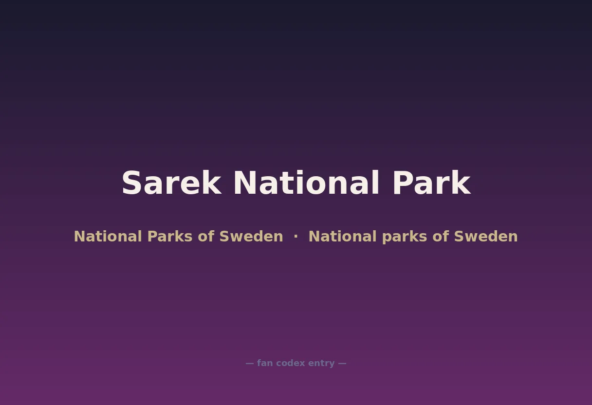 Sarek National Park