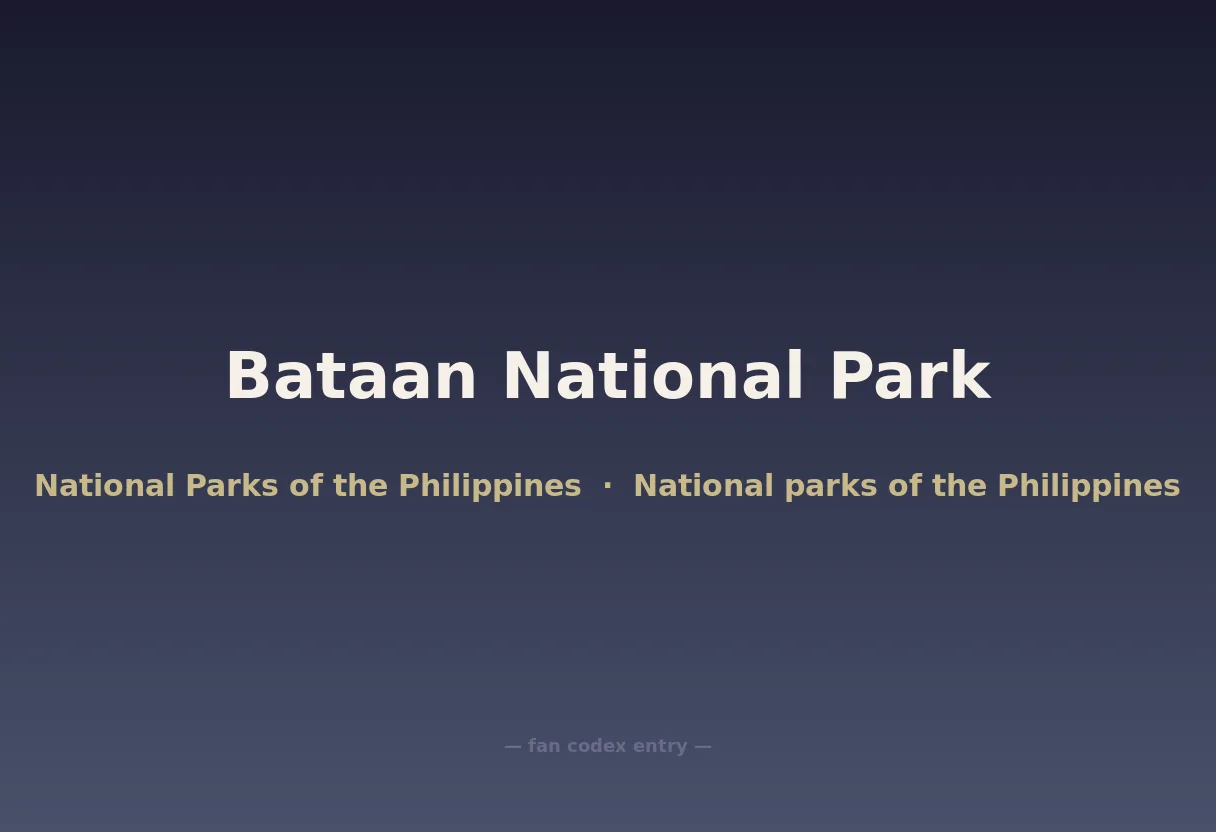 Bataan National Park