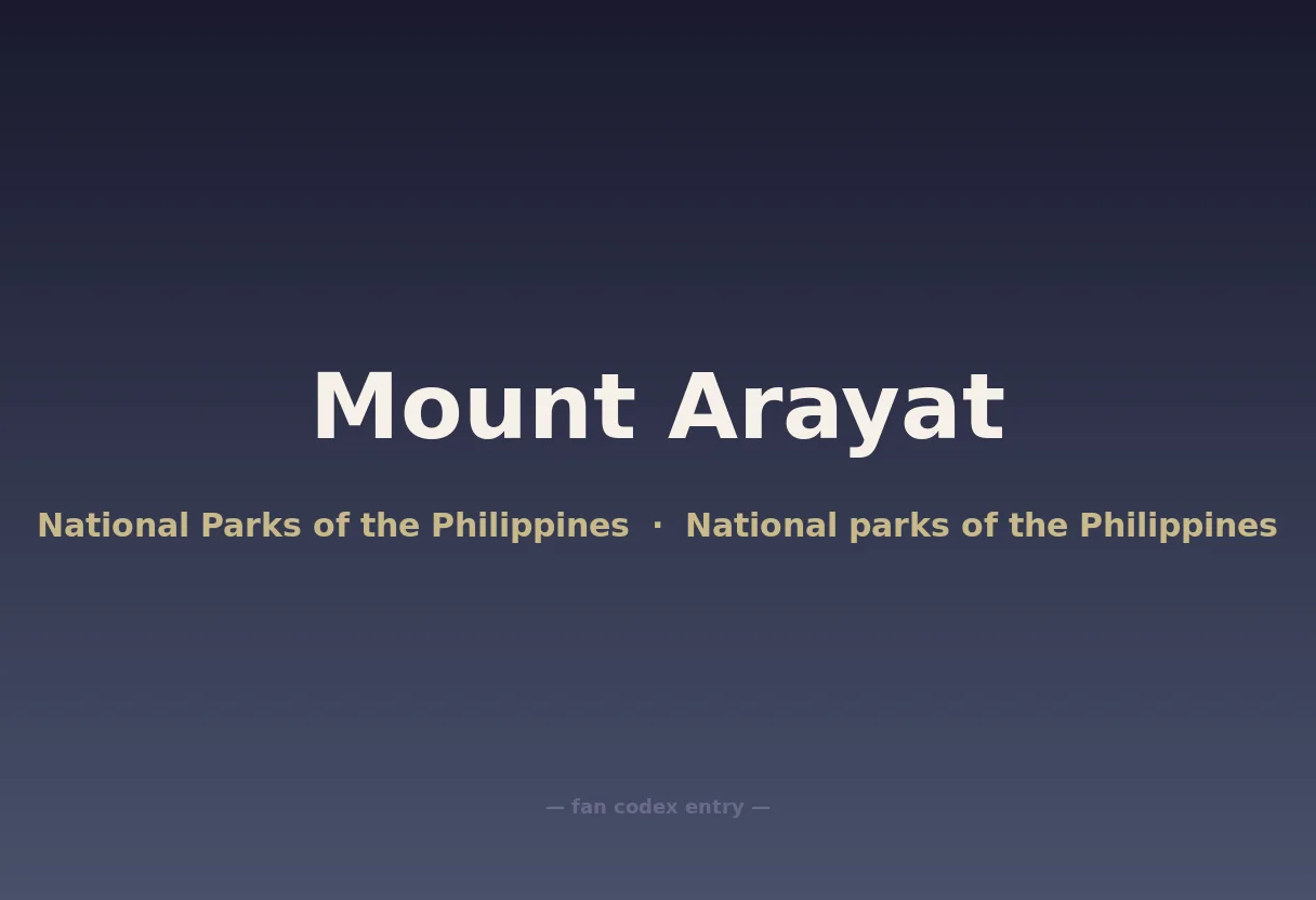 Mount Arayat