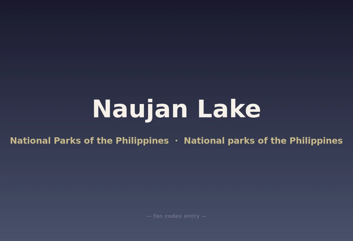 Naujan Lake