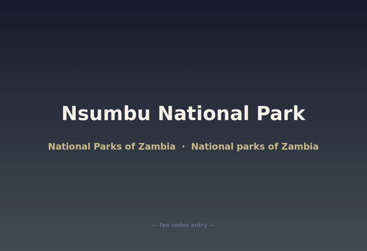 Nsumbu National Park