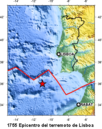 Lisboa Epicentro Terremoto