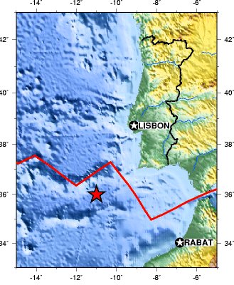 Lisbon Earthquake Location no cap